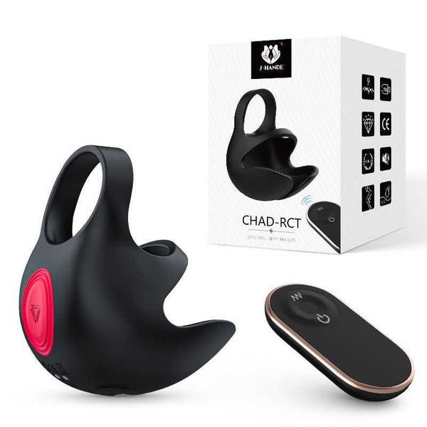 

hande s417-2 bladder ring men's wearable lock vibrating rod fun supplies