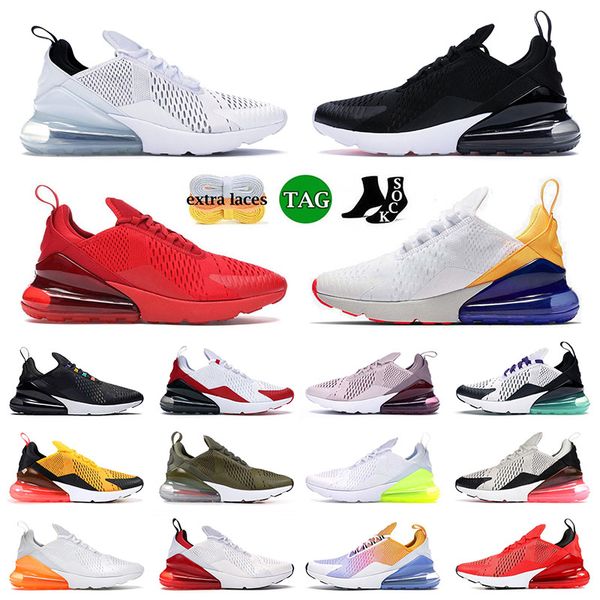 

fashion men running shoes 270 university red men women triple white black cactus jack barely rose total orange 270s cushion sneakers trainer
