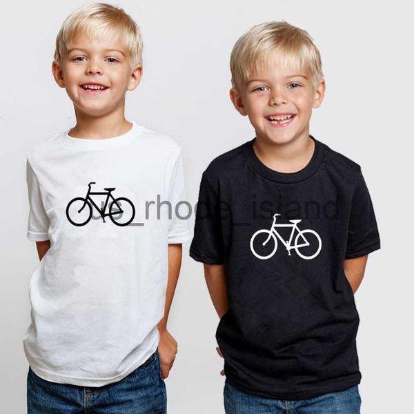 

t-shirts new summer baby boy clothes bicycle print kids boys girls clothes short sleeve thin t-shirt funny boys t shirt girls x0628, Blue