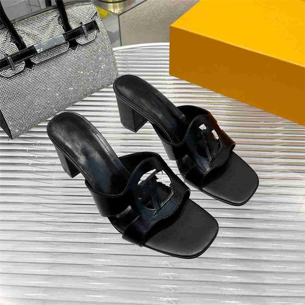 

fashion sandals 2023 luis women's high heels the latest styles to wear comfortable letter logo summer casual student sandals vuttonity, Black