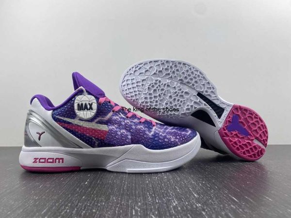 

shoes 6s protro kay yow mamba 6 platform blue white pink cw2190-666 sneakers, Black