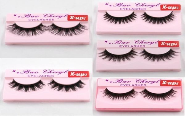 

xup 3d strip mink lashes natural thick handmade false fake eyelashes eye lashes makeup extension9277774