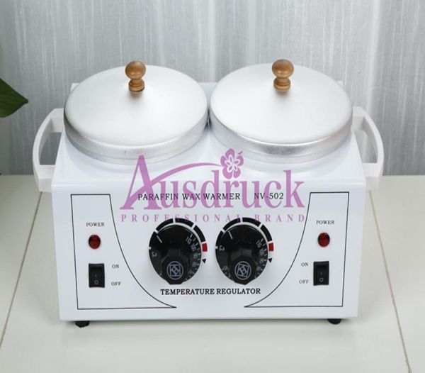 

eu tex double pots wax warmer heater dual salon facial skin equipment spa4916372
