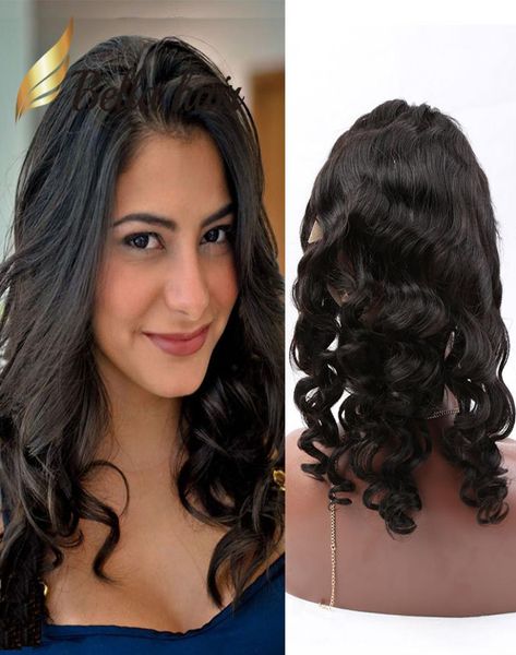 

360 lace frontal brazilian loose wave human hair closure s bellahair natural black loosee curly frontal only3556180