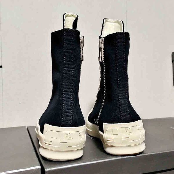 

shoes dress rick canvas sneakers for men and women owens shoelaces high soled boots casual shoes 43