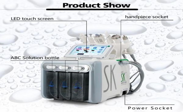 

2021 professional 6 in 1 oxygen injection facial skin scrubber ultrasonic spray beauty machine for salon spa8126123