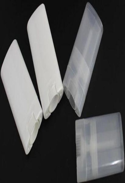 

portable diy 1000pcslot 15ml plastic empty oval lip balm tubes deodorant containers clear white lipstick fashion cool lip tubes6766818