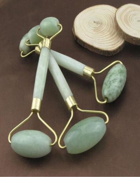 

80pcs green jade roller massager eye face neck facial relaxation slimming tool jade roller massager face body head neck foot stone6453438