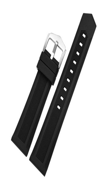 

watch bands 12mm 14mm 16mm18mm 19mm 20mm 21mm 22mm 23mm 24mm 26mm 28mm universal silicone rubber strap4693716, Black;brown