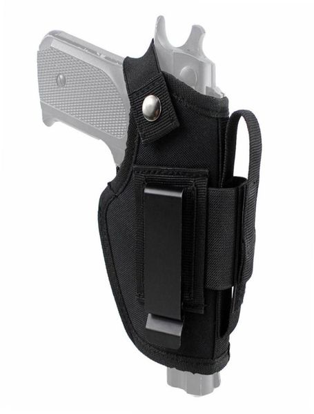 

universal belt hip holster with magazine for concealed carry fits g26 27 43 45 9mm lc9 taurus colt bouth hands use iwb cowboy hol6357254