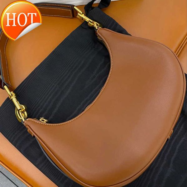 

women's designer bags lisa's same arc de triomphe cowhide stick female half moon ava underarm portable single shoulder diagonal fa