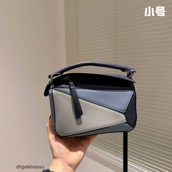 

handbag designer puzzle one crossbody cowhide bags loews outdoor pillow handheld bag shoulder spliced girl small leather versatile simple b0