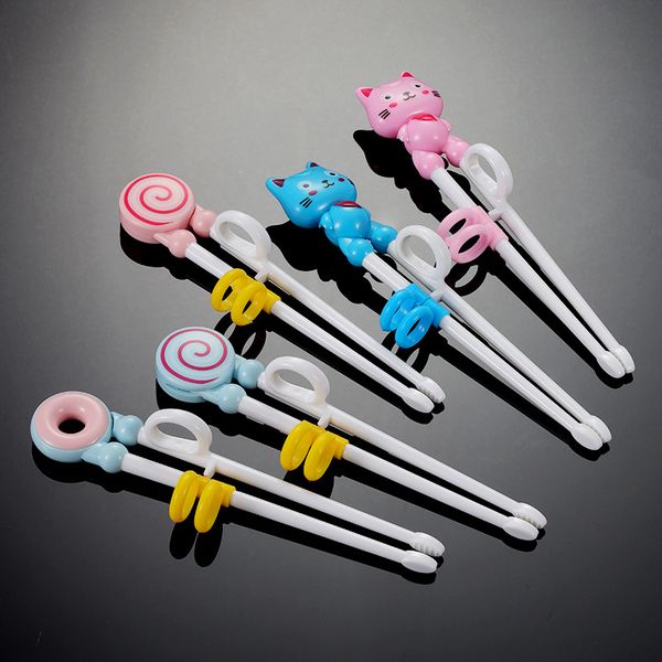 

customized children's practice chopsticks cartoon shape mother and child shop gift baby learning chopsticks feeding tableware plastic