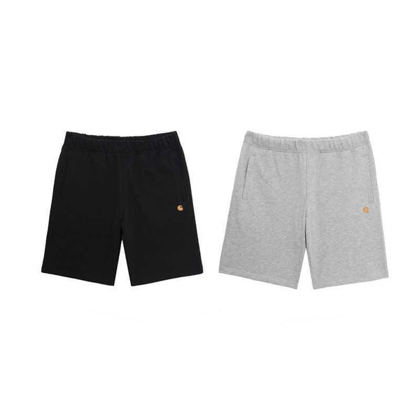 

fashion men's and women's shorts tooling brand carhart gold label embroidery casual loose pants versatile capris 0wkk, White;black