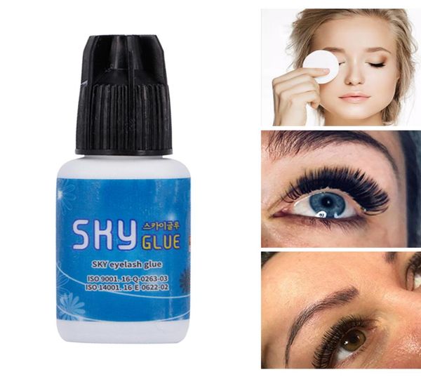 

korea strongest legitimate sky glue for eyelash extensions s sky plus glue eyelash adhesive7064231, White