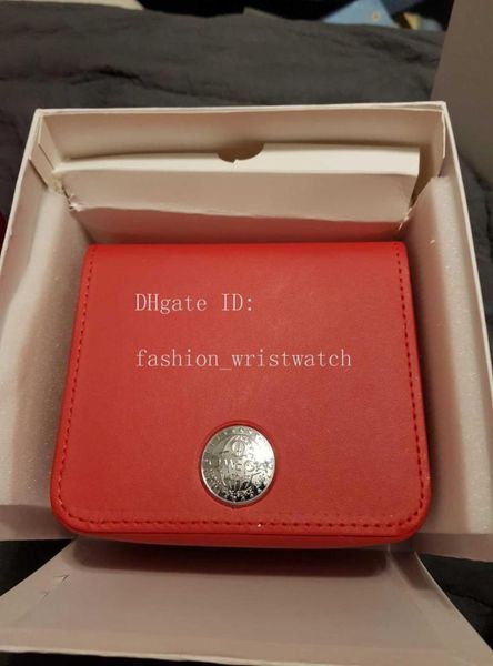 

new red boxes watch booklet card and papers in english watches coaxial james bond 007 inner outer men wristwatch box1397976, Black;blue