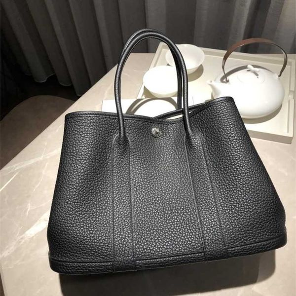 

totes 7a h ermess garden party handbag genuine leather premium handmade genuine leather commuting underarm handbag laplarge capacityqq with
