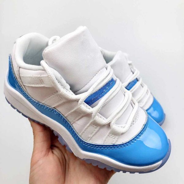 

2022 toddler basketball shoes 11 low citrus kids sports white blue girls boys children dunks students sneakers dj4327-139 us size 8c-3y eur, Black