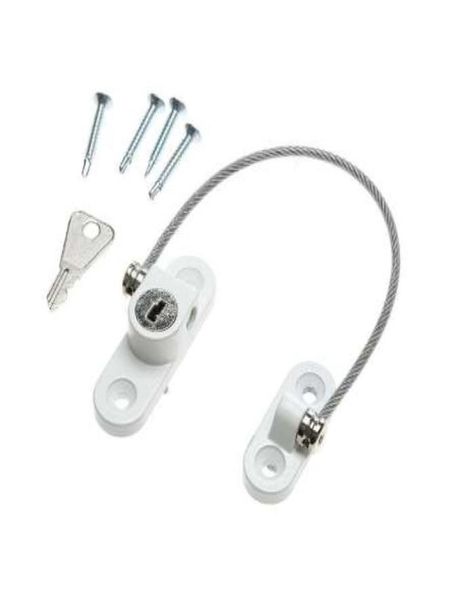 

edpair door window lock restrictor stainless steel children security car window cable limit lock 185cm safety key lock2649225