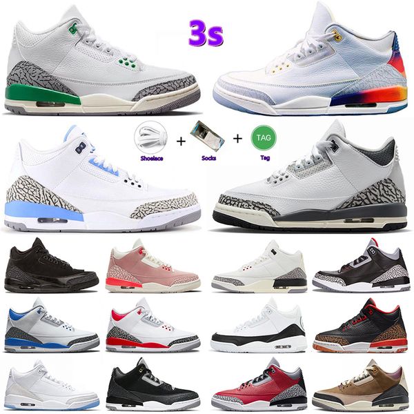 

jumpman 3 basketball shoes 3s wizards j balvindark iris muslin racer blue pine green grey fragment unc black cat white red blue mens womens