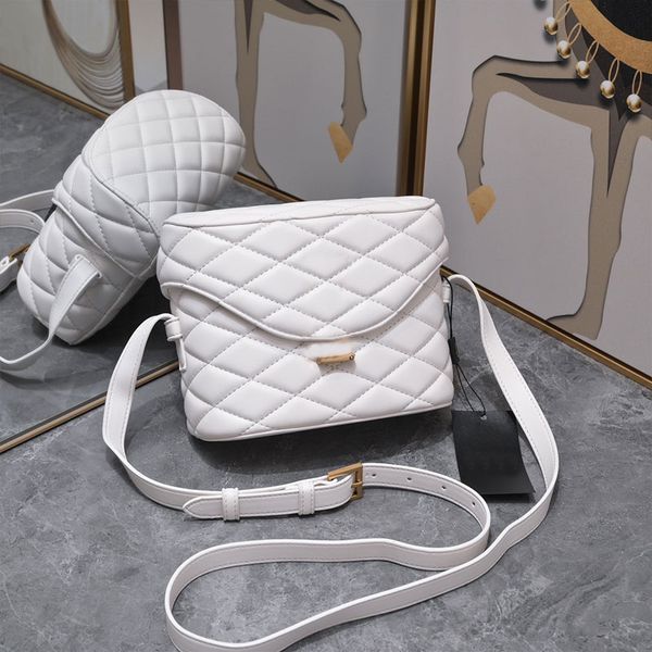 

mini quilted sheepskin shoulder bags women fashion box bag designer handbag purse bucket wallet adjustable shoulder strap new small box bag