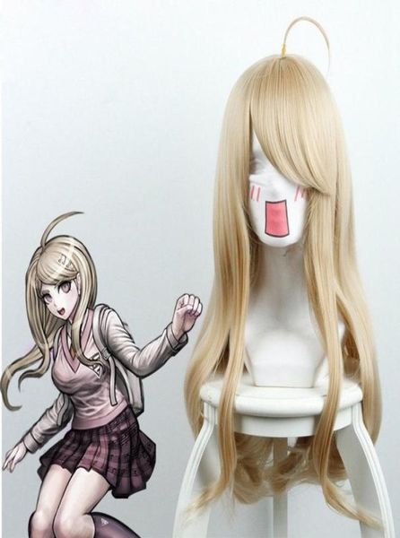

anime akamatsu kaede cosplay wig long blonde danganronpa v3killing harmony4765129, Black;brown