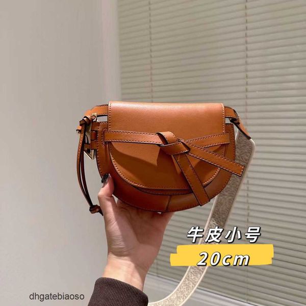

strap gatee handbag saddle designer loews outdoor mini bags gate bag girl embroidered wide shoulder bow cross body cowhide large capacity vt