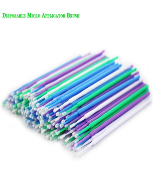 

100pcs dental supplies disposable micro applicator sticks eyelash grafting bendable sticks lenth adjustable7512842