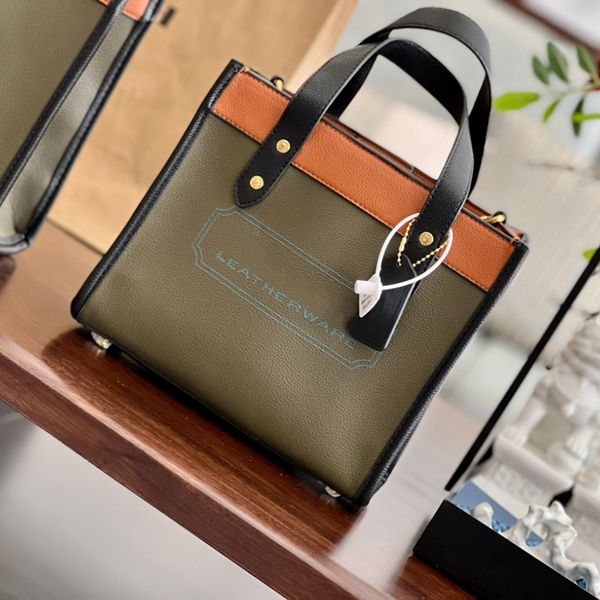 

original totes purse designer leather lady field tote nylon shoulder bag coac luxury two-tone leader handbags designers totes bags size 22cm