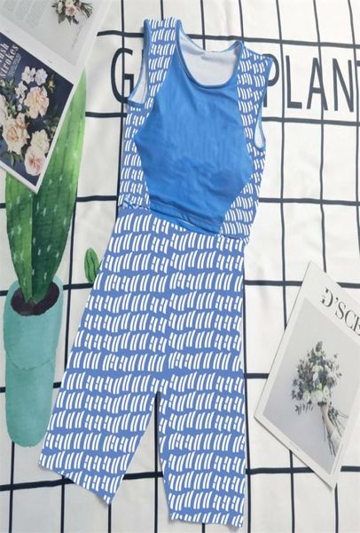 

women two piece pants swim wear sleeveless set bathing suit vest swimming trunk for summer travel sweat6372046