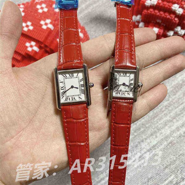 

luxury panthere watch for men santos wristwatches m00s titer 5mn8 reloj square tank red same tank leisure, Slivery;golden