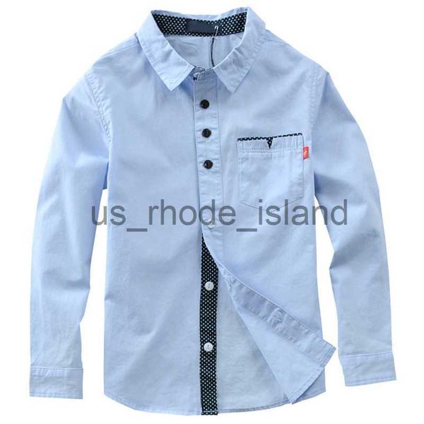 

t-shirts children boys shirts cotton solid kids clothing for brand clothes child fashion boy shirts long sleeve blouse x0628, Blue