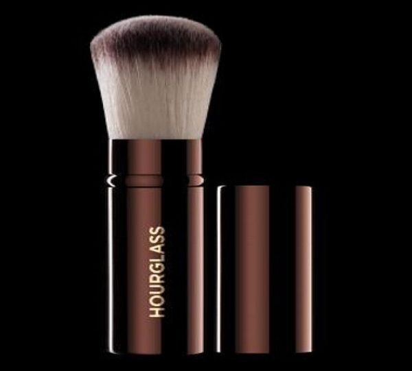 

hourglass retractable kabuki travel brush beauty cosmetics makeup foundation brush blush brush loose paint blender tools7161700