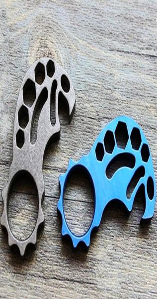 

titanium tc4 akhnaton pharaoh cobra style knuckle duster bottle opener hex spanner 79mm43mm8mm 41g finger diameter 24mm edc self5559259