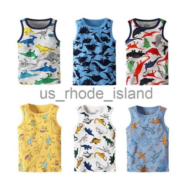 

t-shirts 3pcs/set kids baby boys vests t-shirts children summer vest outfit for boys girls clothes cotton tees playsuits x0628, Blue
