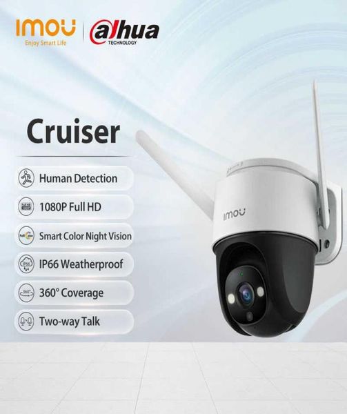

dahua imou cruiser wifi camera dual antenna outdoor ip67 weatherproof audio recording camera ai human detection camera h09019245033