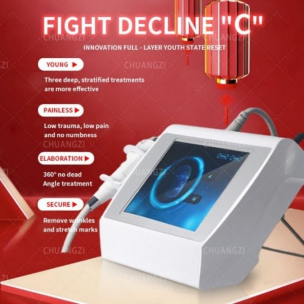 

fractional microneedle r/f radio frequency microneedling skin tightening face lifting beauty machine