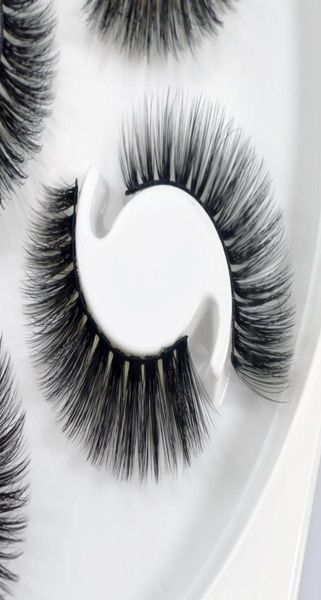 

7 pairs false eyelashes 3d eyelash extension makeup faux mink hair natural thick long fluffy soft wispy cross reusable fake lashes2362654