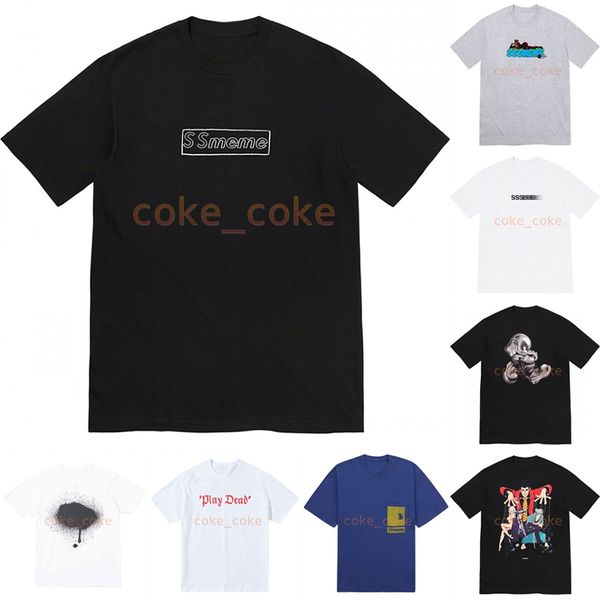 

2023 mens designer t shirt round neck t-shirt fashion tees brand tshirt luxury short sleeve men women clothing womens designers t-shirt polo, White;black