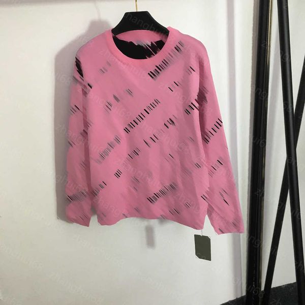 

23ss womens designer clothing summer dresses women dress crew-neck pullover sweater covered in logo letter print womens clothing, White;black