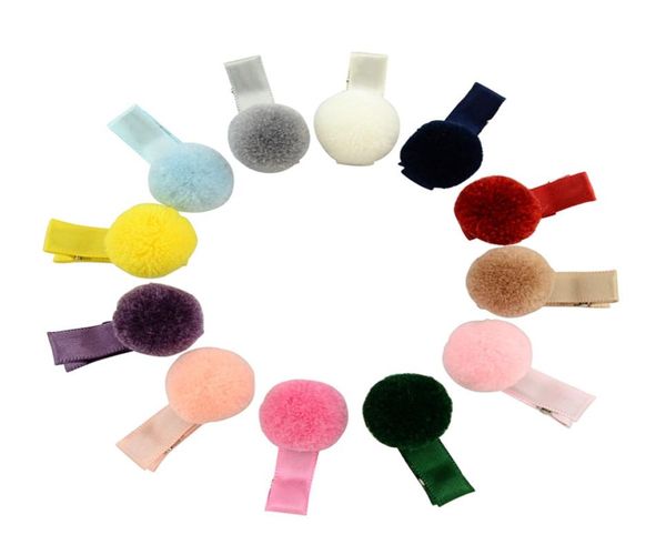 

baby hair clips hairpins cute full ball mini grosgrain ribbon clips hairgrips girls bowknot hair clips kids hair accessories  co1038784, Slivery;white