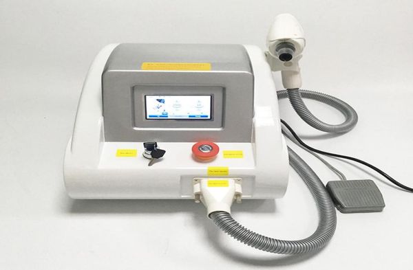 

new portable q switch nd yag laser tattoo removal laser machine freckle pigment eyebrow removal 2000mj 3 heads 1320nm 1064nm 532nm3021082, Black