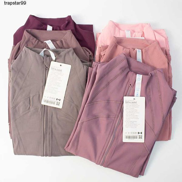 

ll women's yoga long sleeves jacket outfit solid color nude sports shaping waist tight fitness loose jogging sportswear for lady, Black