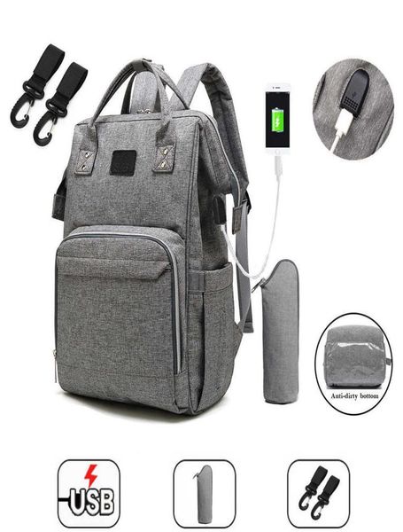 

fashion mummy maternity diaper bag large nursing travel backpack designer stroller baby care nappy 2107273362627