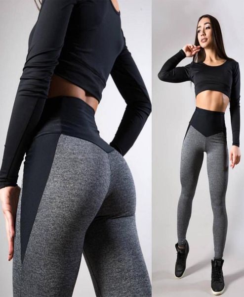 

women high waist yoga pants seamless tights leggings tummy control butt lift moisture wicking blue pink gray fitness workout runni8951236