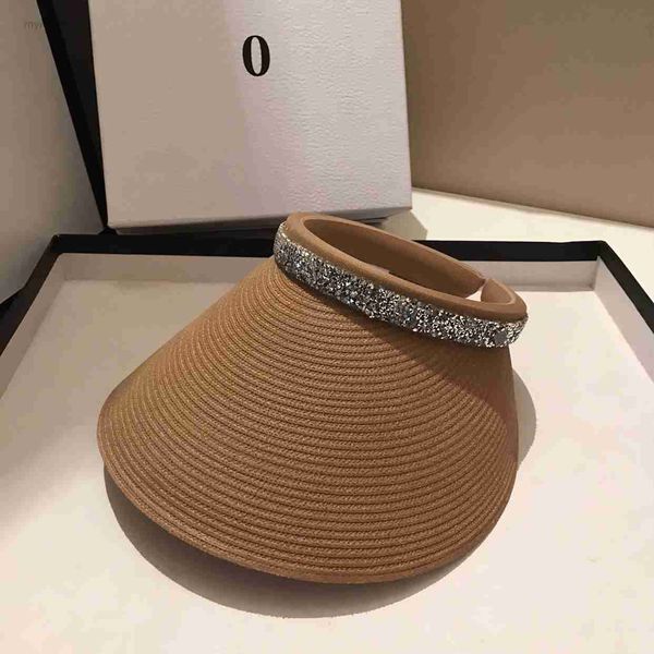 

summer water hollow hat fashion sun protection taiwan pp encrypted weaving outdoor travel lightweight duck tongue 8ig3, Blue;gray