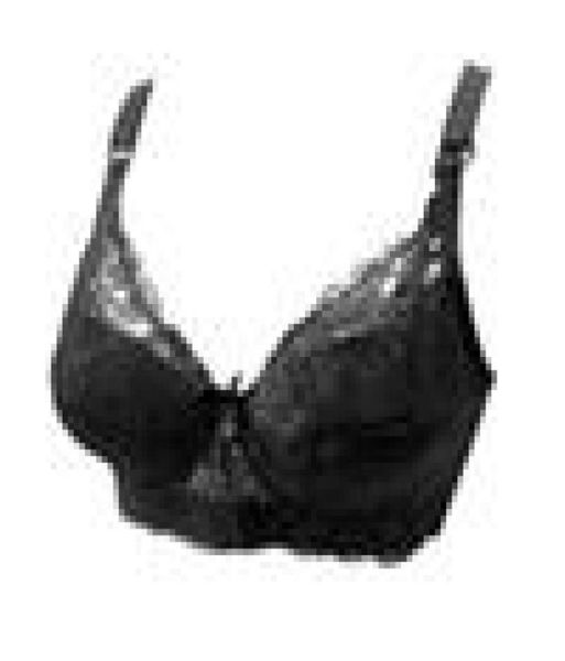 

brand new 2018 lace women bra plus size c d e big size bralette ultrathin pure cotton brassiere 95e underwear drop c16255669, Red;black
