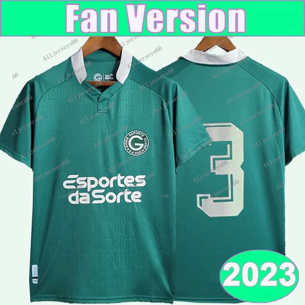 

2023 new new goias mens soccer jerseys #7 vinicius #10 palacios #5 ze ricardo #19 bruno melo #20 diego home shirts short sleeve aldult unifo, Black;yellow