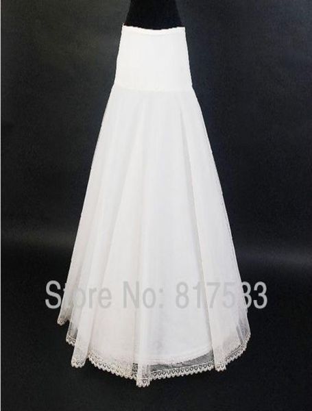 

in stock wedding petticoat bridal white macthing a line style elastic waistline 65cm85cm long floor length9493745