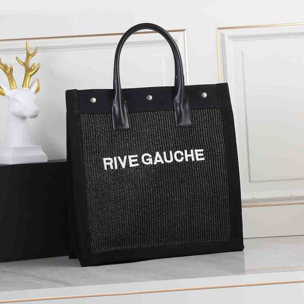 

womens designer bags rive gauche the tote shopping bag trend women handbag handbags linen large beach travel crossbody shoulder satchel wall